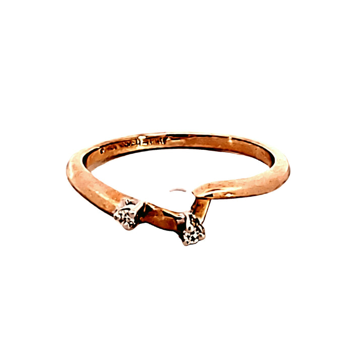 14KY Diamond Estate Wedding Band