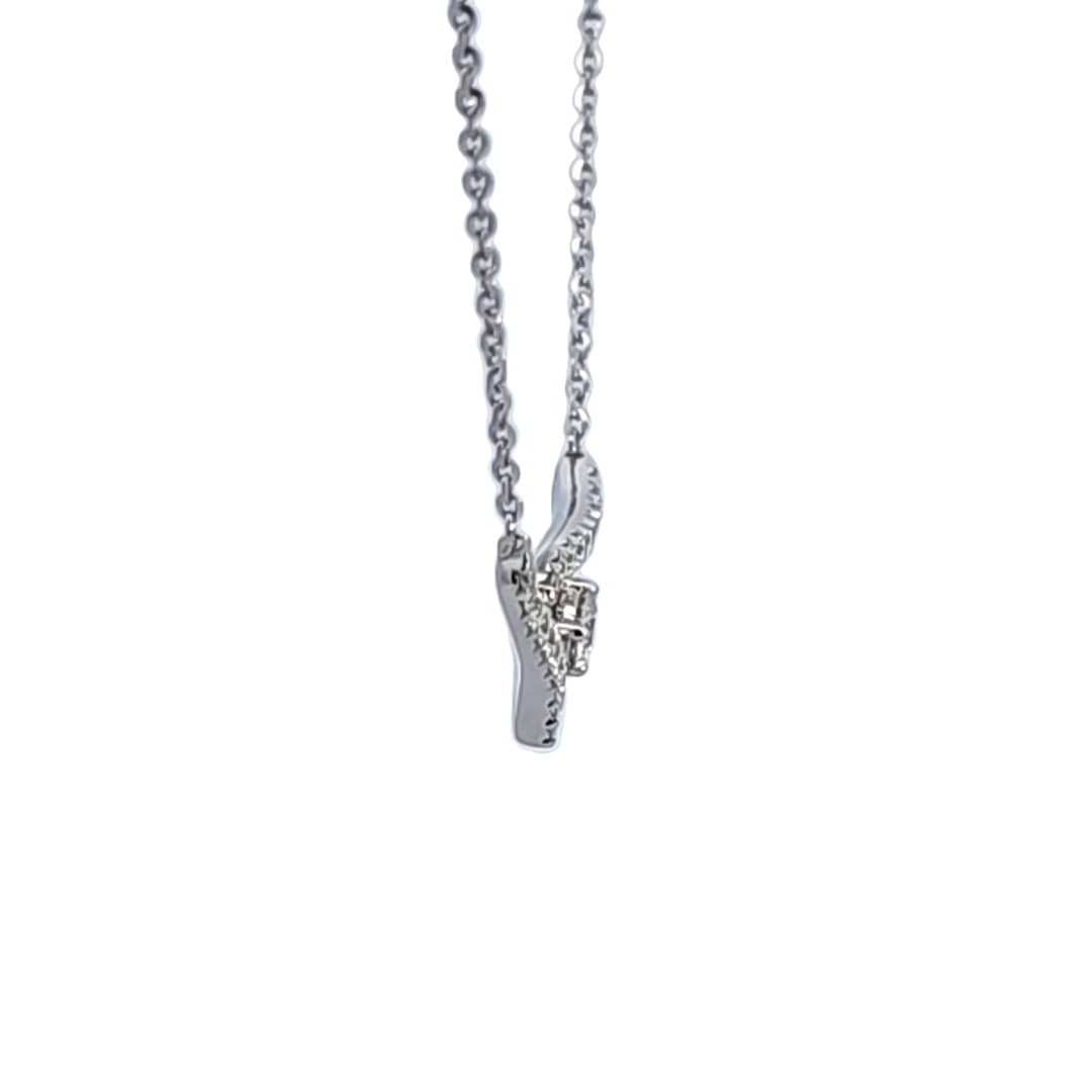 18KW Hearts on Fire Vela Crossover Necklace