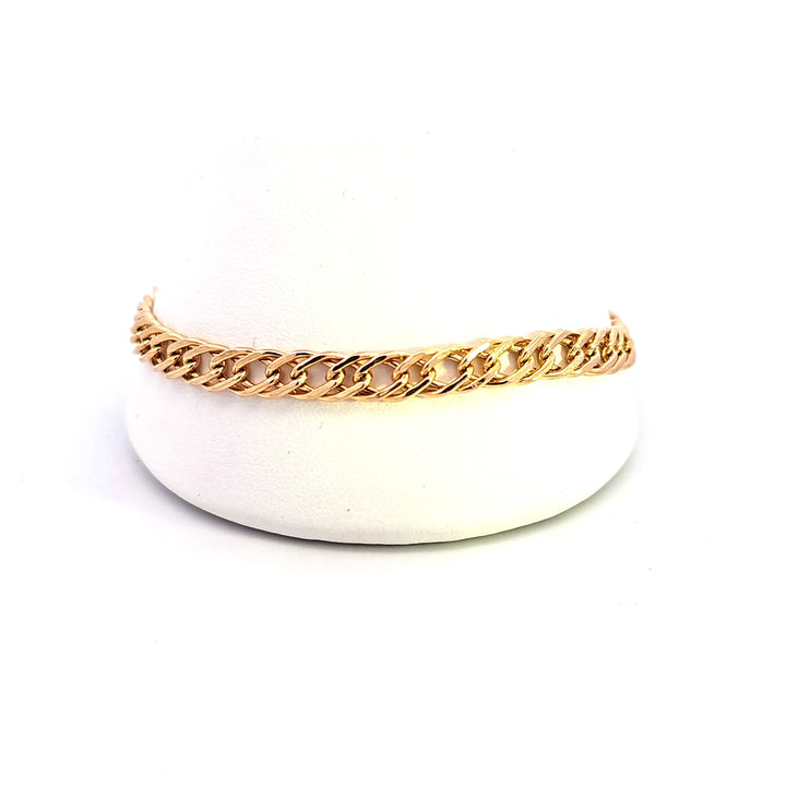 10KY 7" Open Link Estate Bracelet