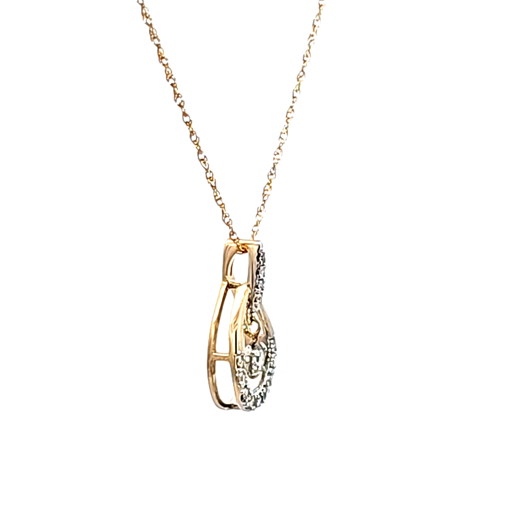 14KY Diamond Pendant