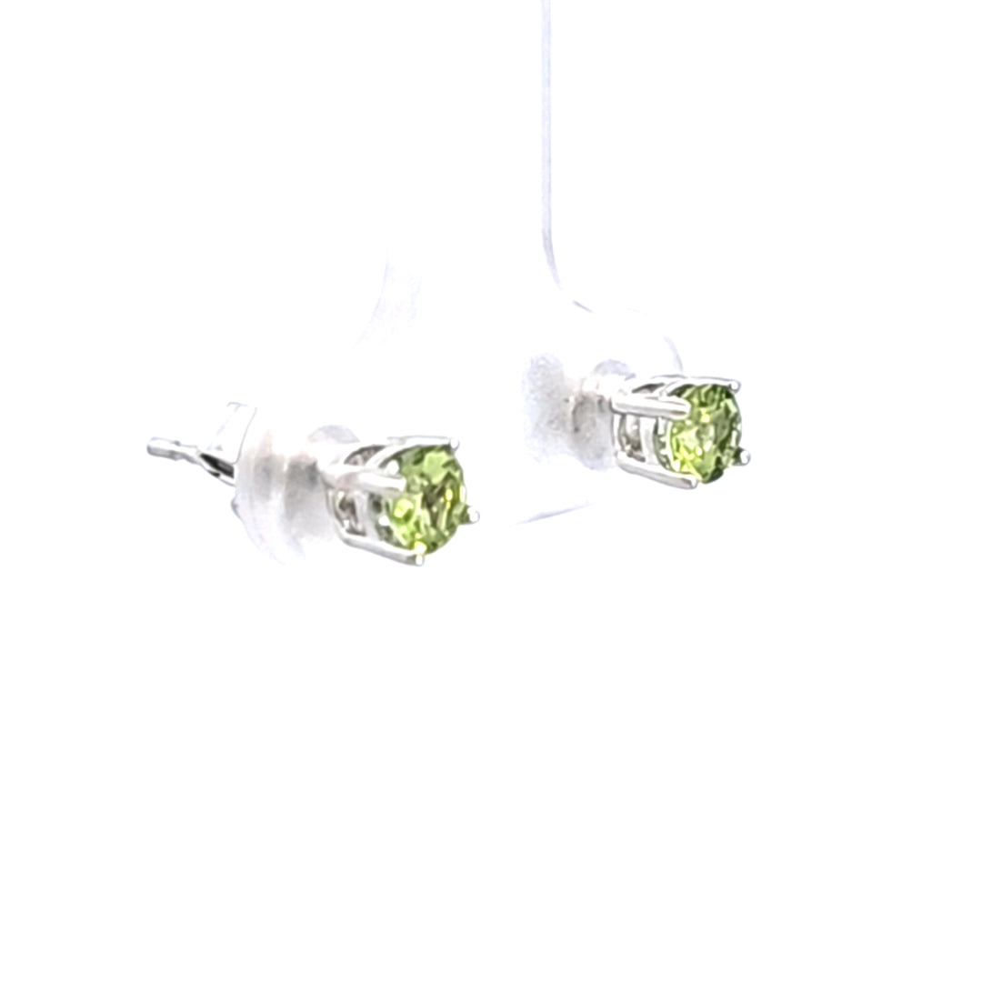 14KW Peridot Stud Earrings