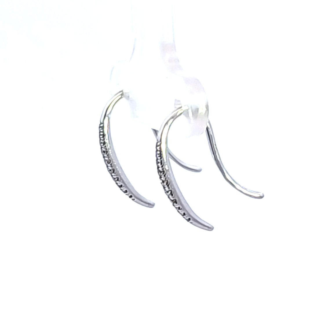 14KW Diamond Drop Earrings