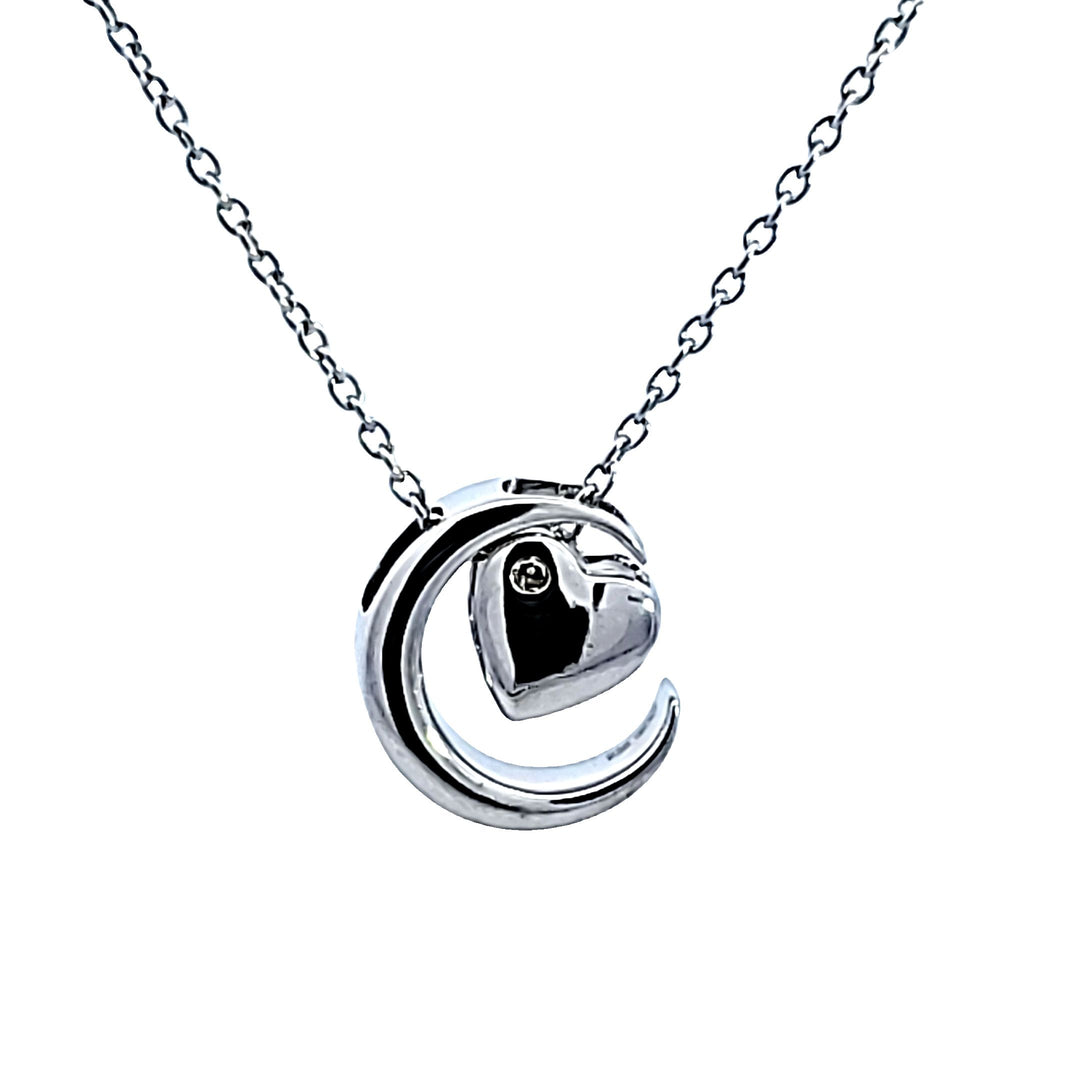 Sterling Silver "To the Moon and Back" Necklace
