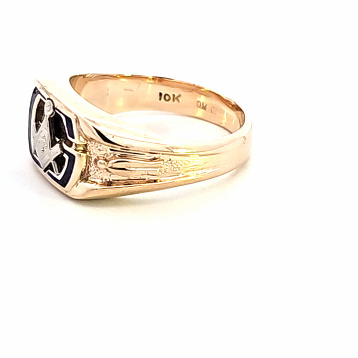 10KTT Masonic Estate Ring