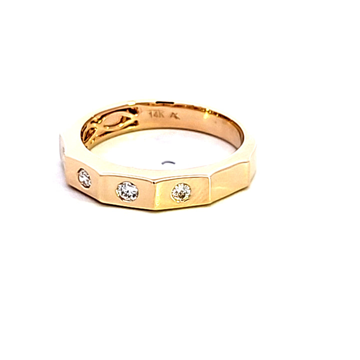 14KY Diamond Band