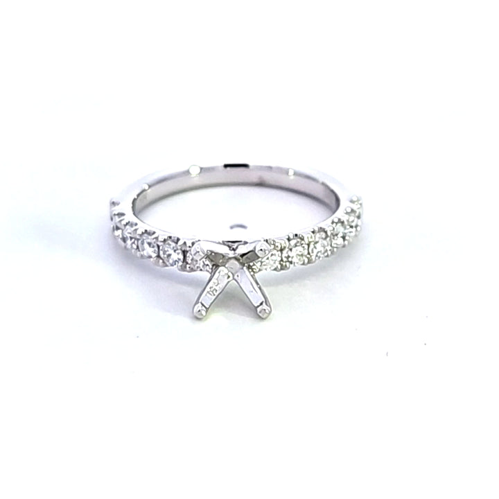 14KW Diamond Semi Mount Engagement Ring