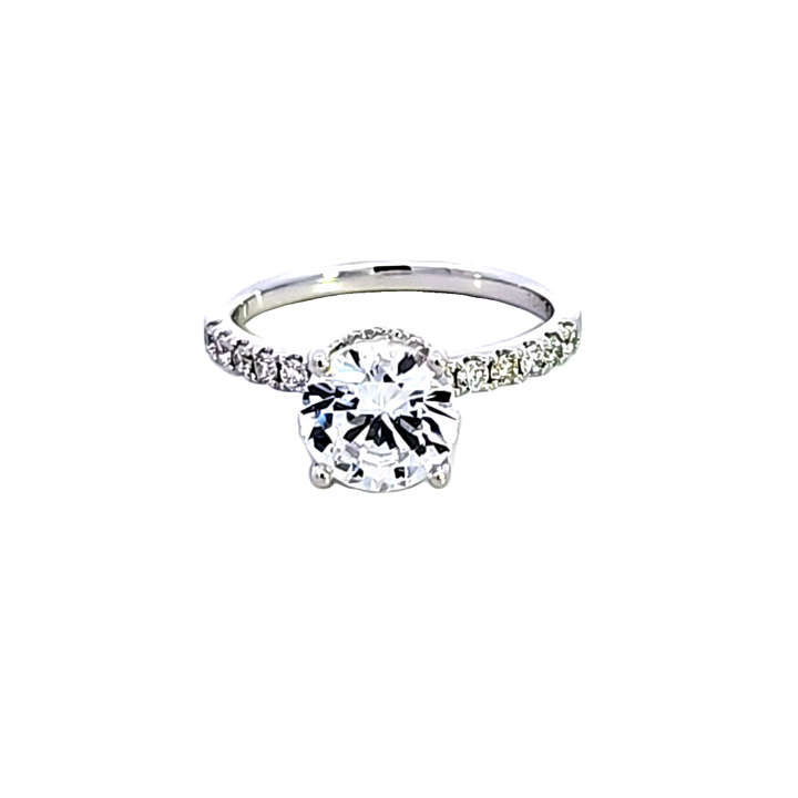 14KW Diamond Semi Mount Engagement Ring