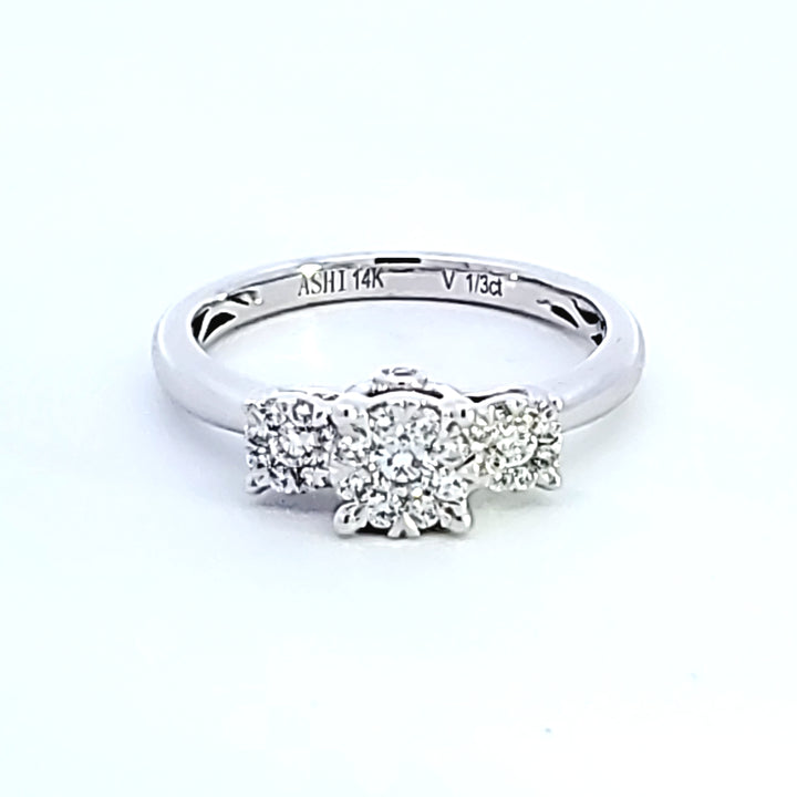14KW "Lovebright" Diamond Engagement Ring