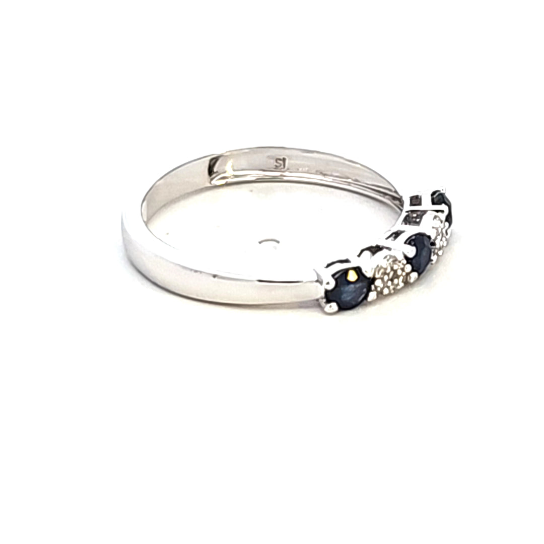 10KW Sapphire and Diamond Estate Ring
