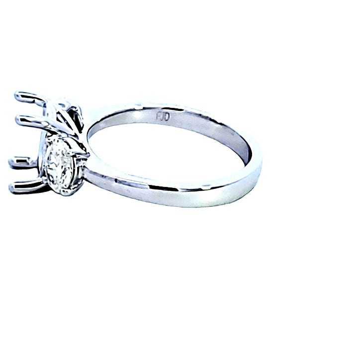14KW Diamond Semi Mount Engagement Ring