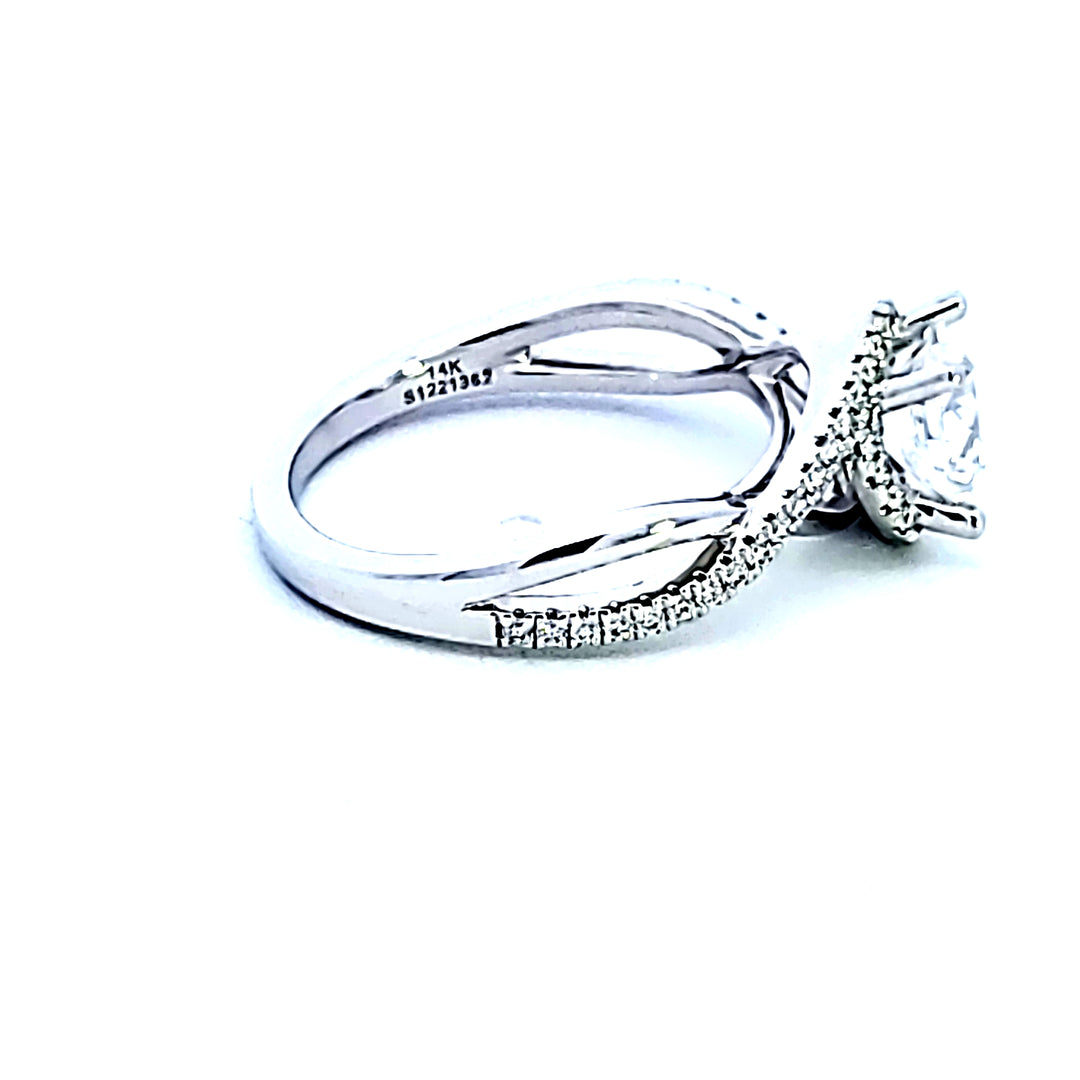 14KW Diamond Semi Mount Engagement Ring