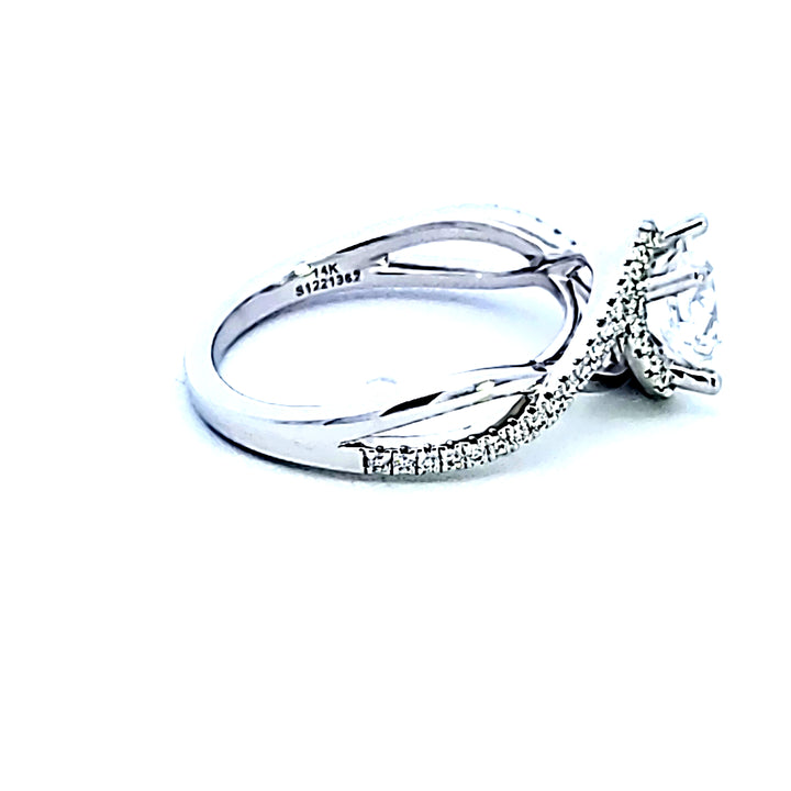 14KW Diamond Semi Mount Engagement Ring