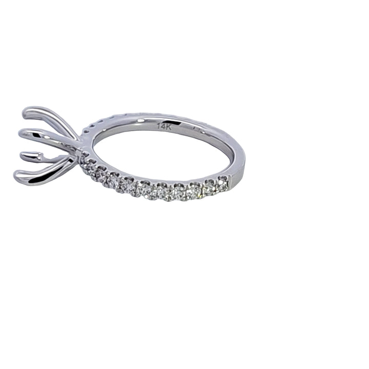 14KW Diamond Semi Mount Engagement Ring