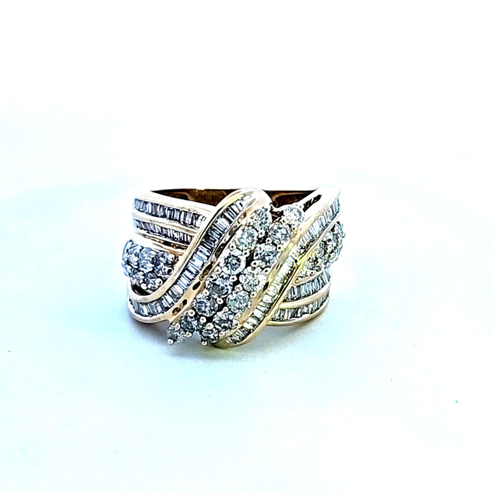 14KY Diamond Estate Ring