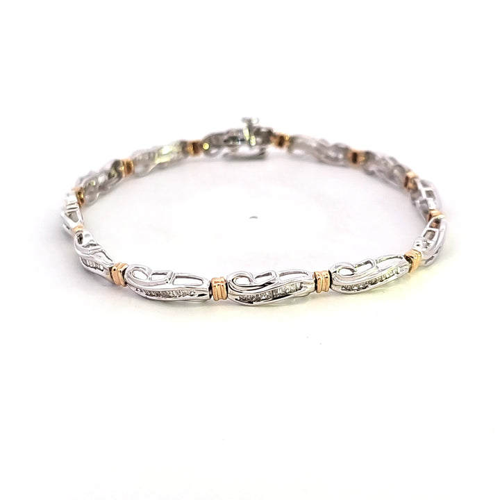 10KTT Diamond Estate Bracelet