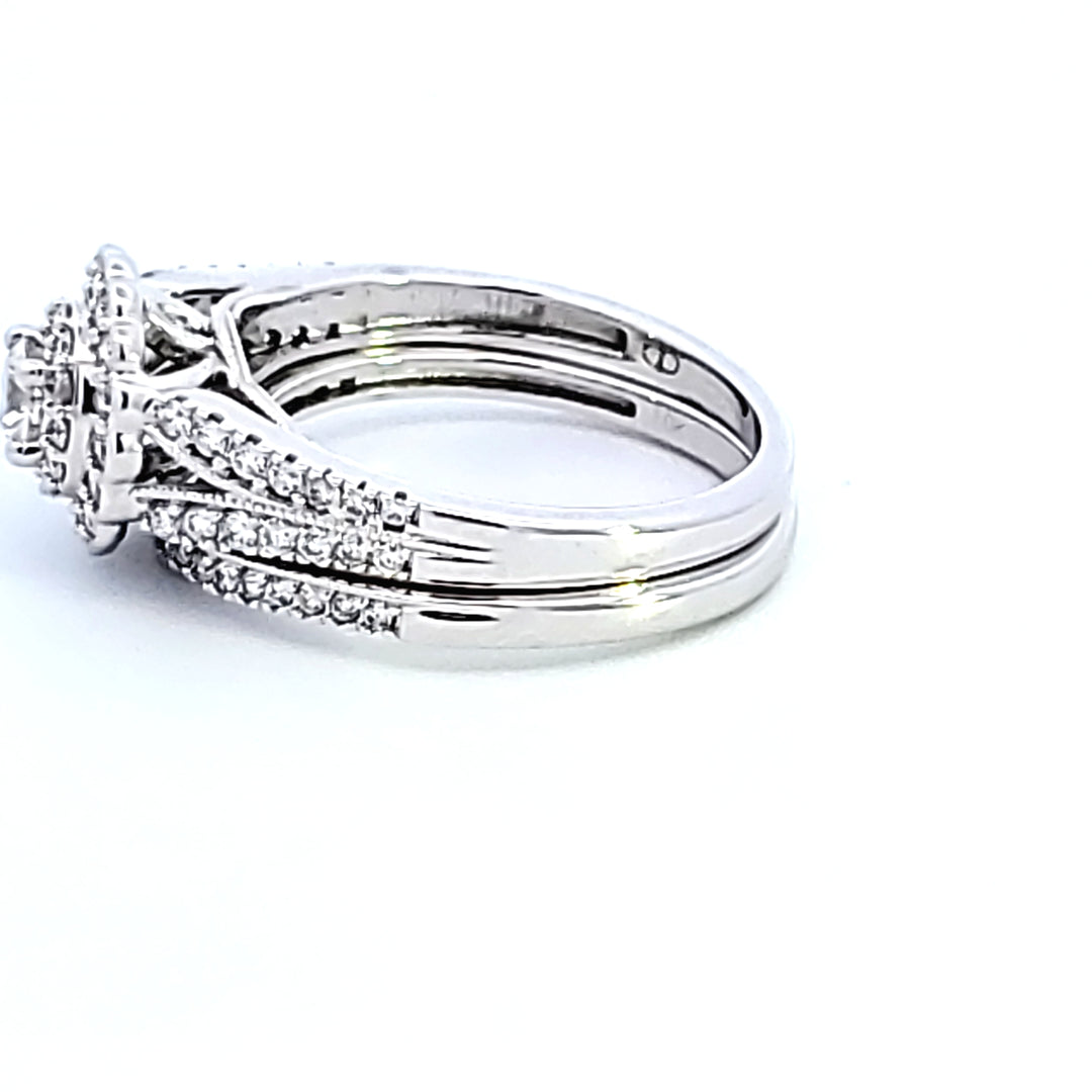 10KW Round Diamond Wedding Set