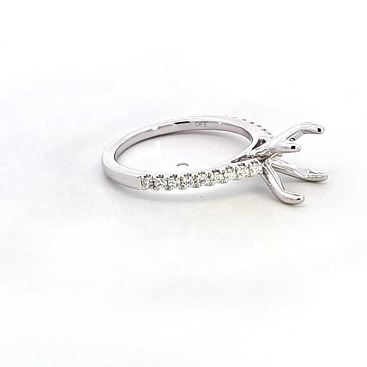 14KW Diamond Semi Mount Engagement Ring