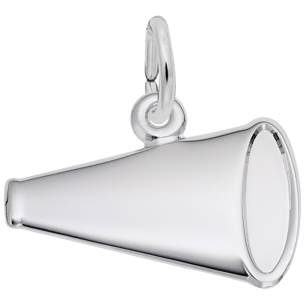 Sterling Silver Megaphone Charm
