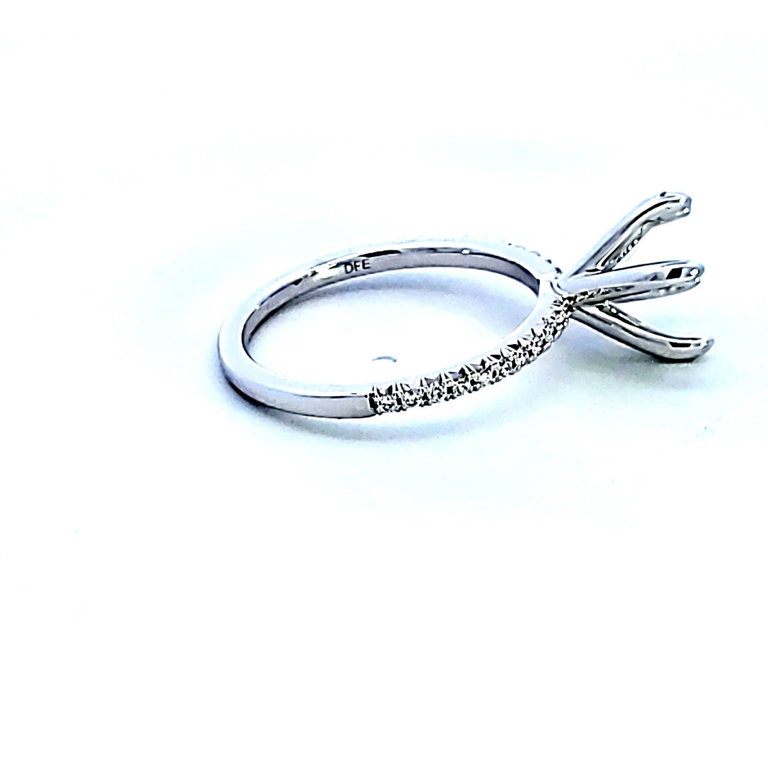 14KW Diamond Semi Mount Engagement Ring