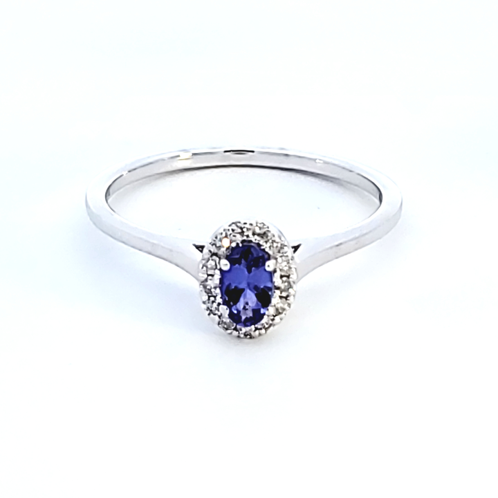 14KW Oval Tanzanite Fashion Ring