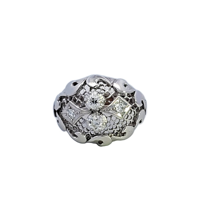 14KW Diamond Estate Ring