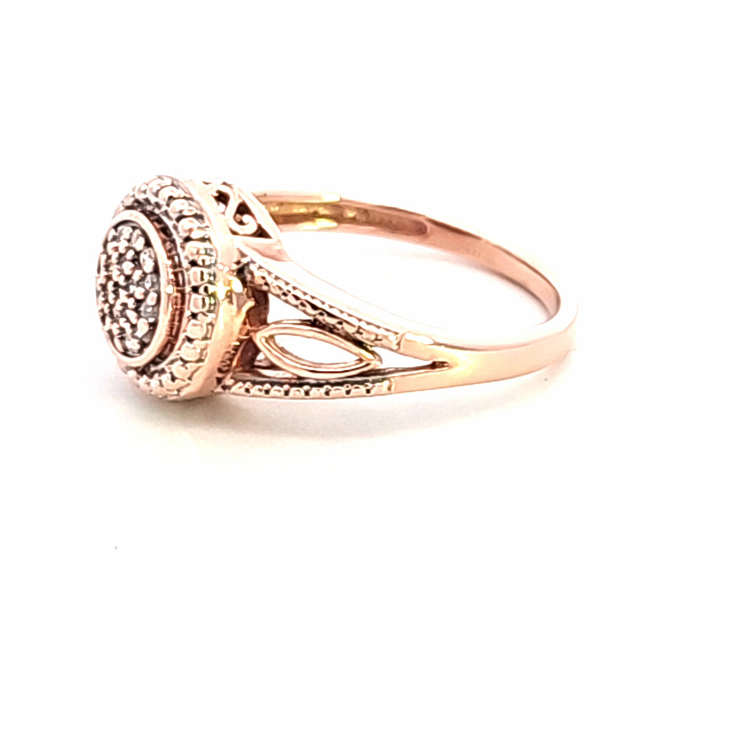 10KR Diamond Estate Ring