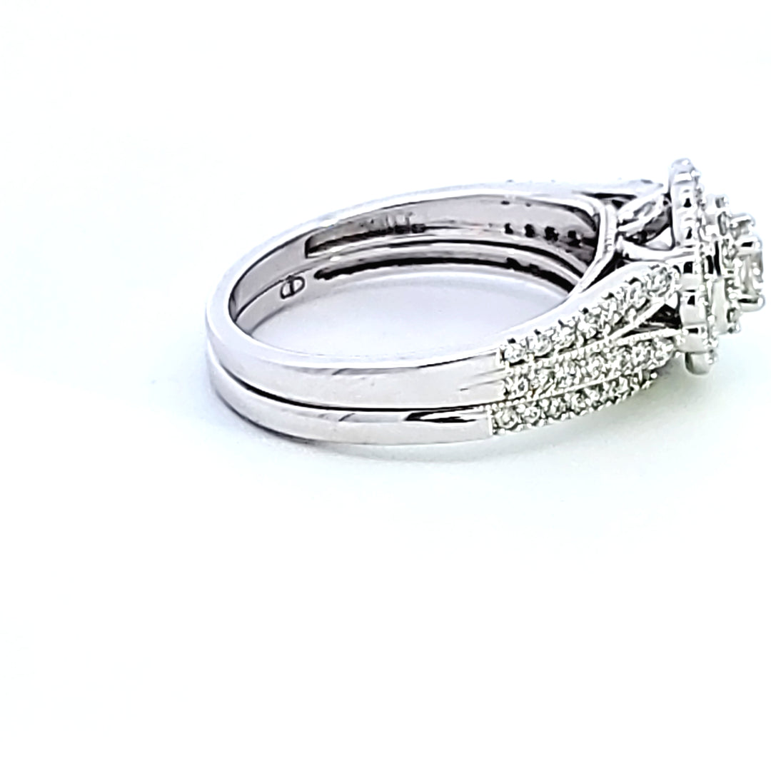10KW Round Diamond Wedding Set