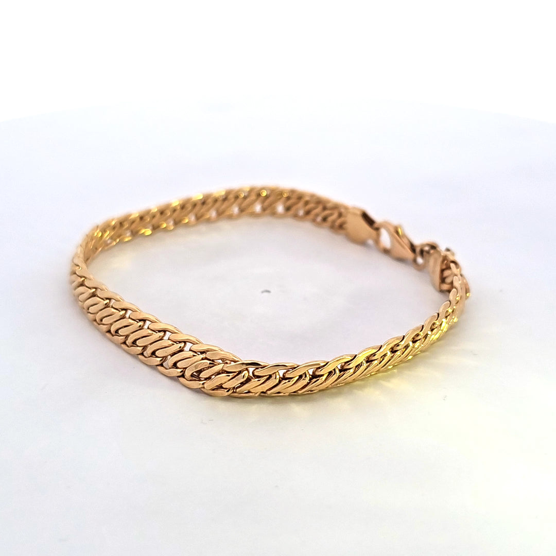18KY Link Estate Bracelet