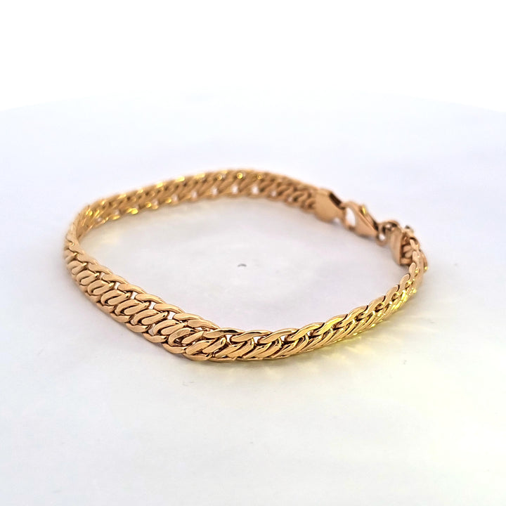 18KY Link Estate Bracelet
