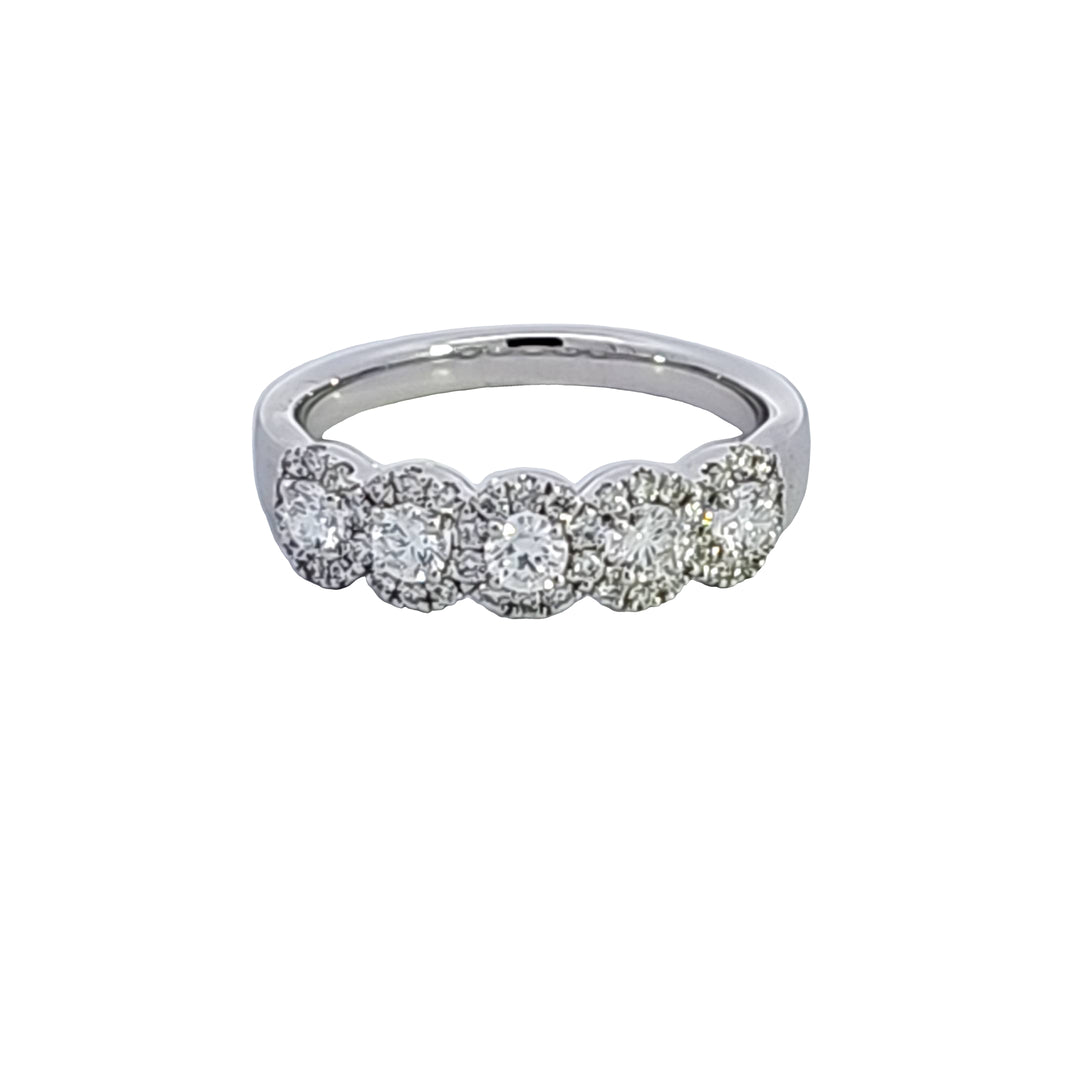 14KW Diamond Wedding Band