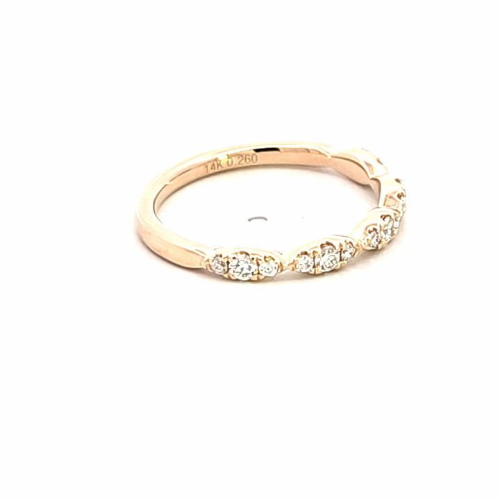 14KY Diamond Wedding Band