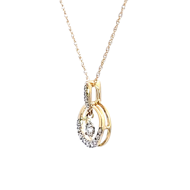 14KY Diamond Pendant