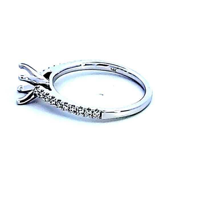 14KW Diamond Semi Mount Engagement Ring