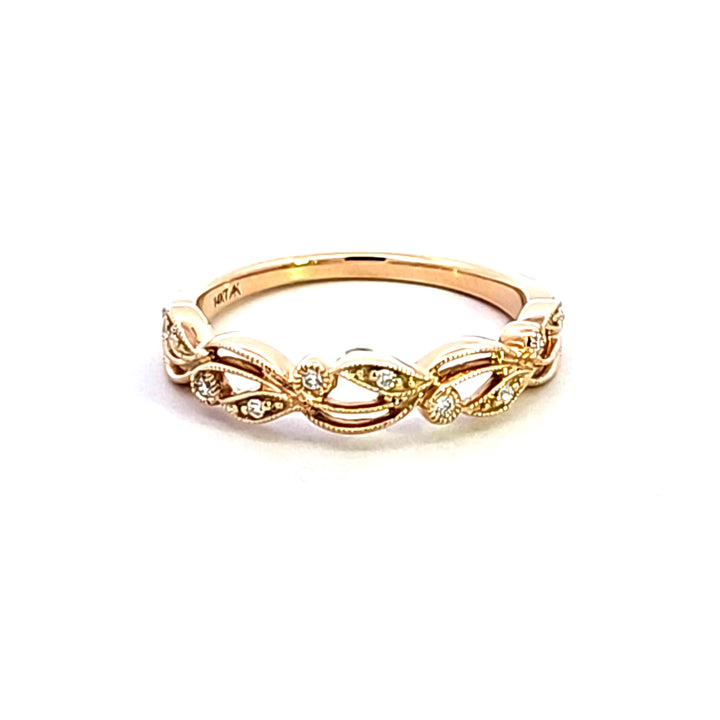 14KY Diamond Band