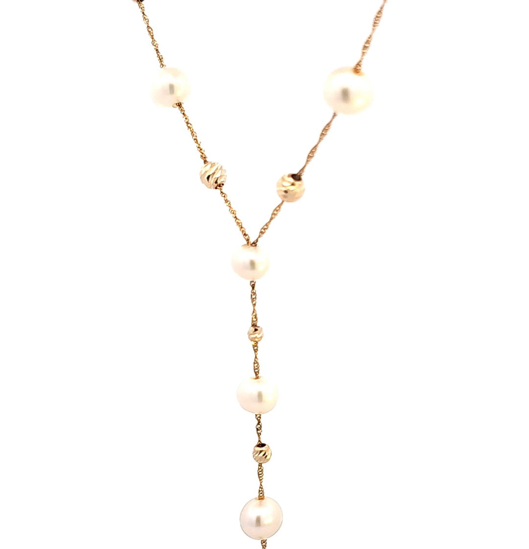 14KY Effy Pearl and Bead Necklace