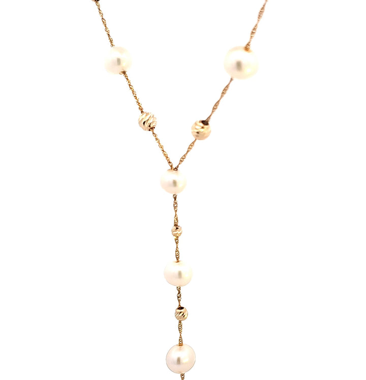 14KY Effy Pearl and Bead Necklace