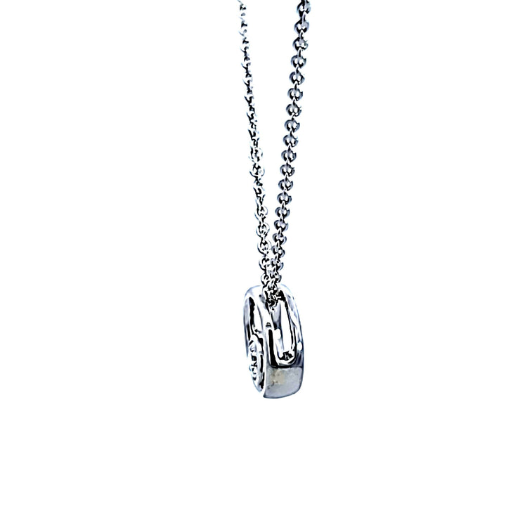 Sterling Silver Amor Diamond Pendant