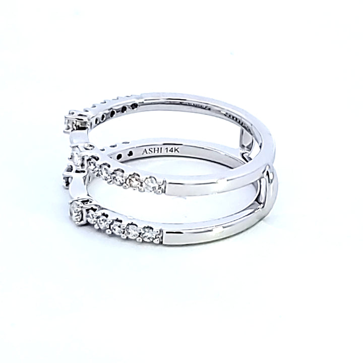 14KW Insert Style Diamond Wedding Band