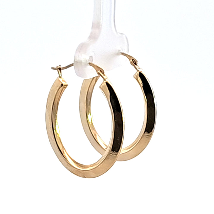 14KY Hoop Earrings