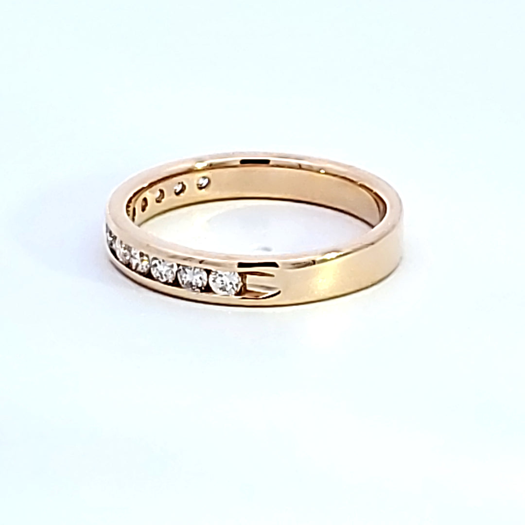14KY Diamond Wedding Band