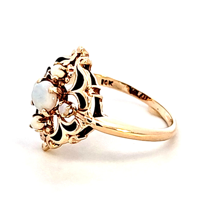 10KY Opal Estate Ring