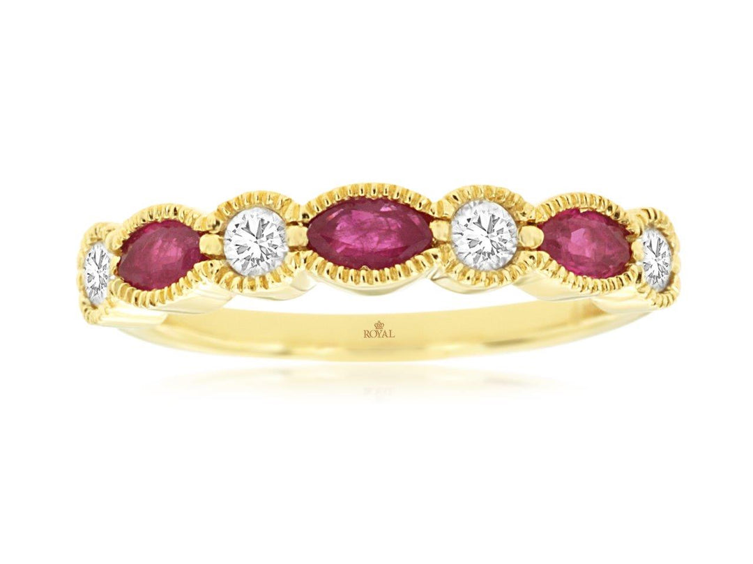 Colored Stone Rings  -  Women'