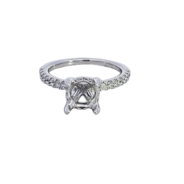 14KW Diamond Semi Mount Engagement Ring
