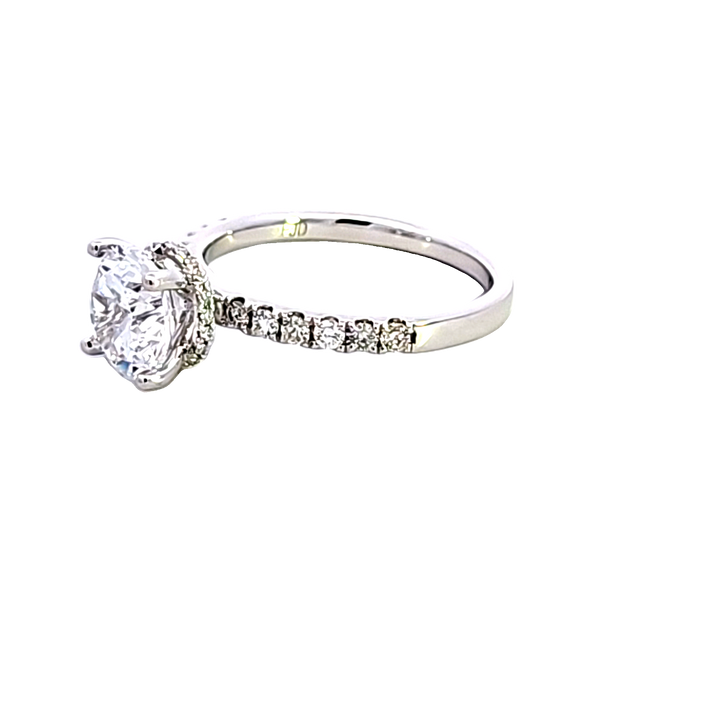 14KW Diamond Semi Mount Engagement Ring
