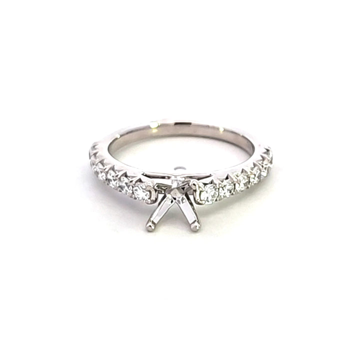 14KW Diamond Semi Mount Engagement Ring