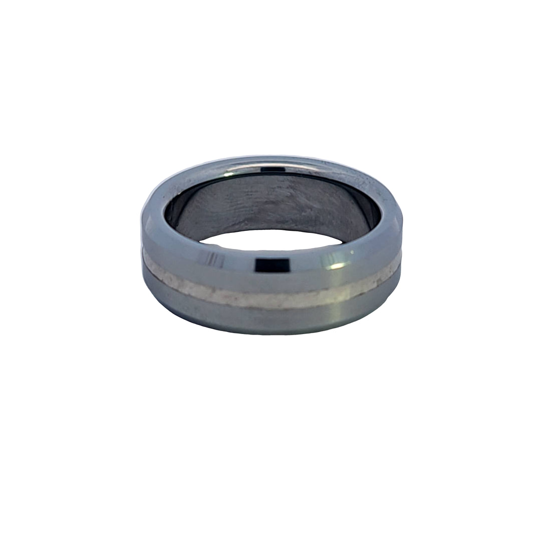 Precious Metal (No Stones) Wedding Bands  -  Men'