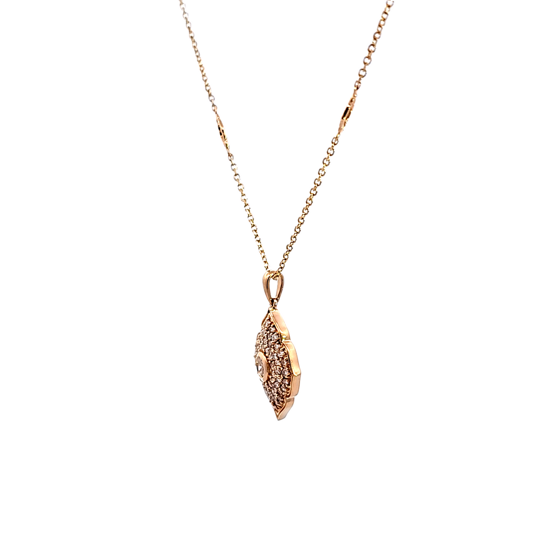 14KY Diamond Pendant