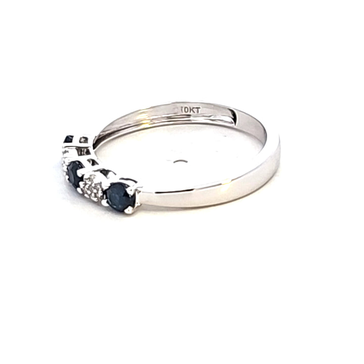 10KW Sapphire and Diamond Estate Ring