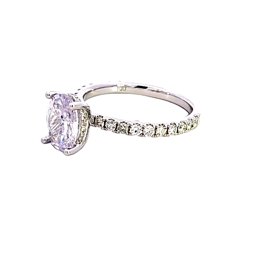 14KW Diamond Semi Mount Engagement Ring