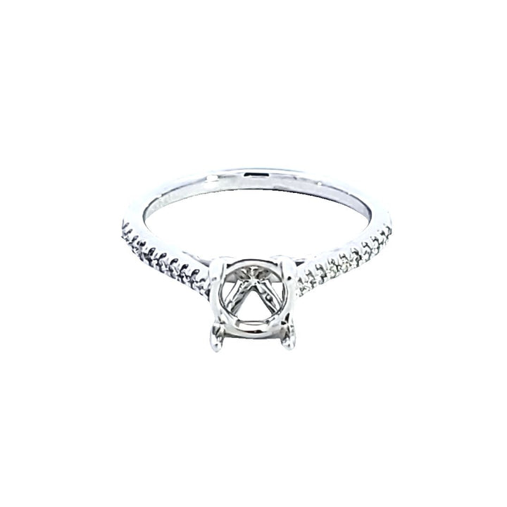 14KW Diamond Semi Mount Engagement Ring